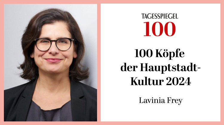 Lavinia Frey 100 most important minds of Berlin Culture