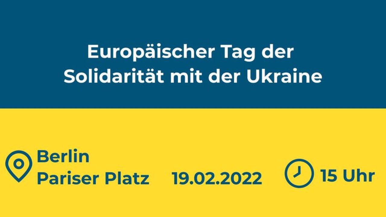 Solidarität mit der Ukraine | Berlin | 19.02.